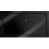 Mexen Flat rechteckige Duschwanne Slim 130 x 70 cm, schwarz, Siphon schwarz - 40707013B