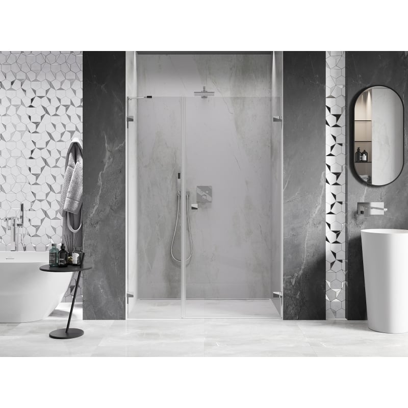 Mexen Lunar-B Duschdrehtür rechts 115 cm, transparent, chrom - 832S-115-050-01-00-P