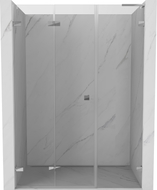 Mexen Lunar-F L faltbare Duschwand links 140 cm, transparent, Chrom - 836SL-140-050-01-00-L