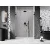 Mexen Lunar-B L Duschabtrennung links 130 cm, transparent, schwarz - 832SL-130-050-70-00-L