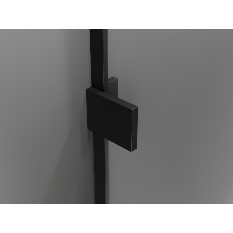 Mexen Lunar-B L Schwingduschtür links 150 cm, transparent, schwarz - 832SL-150-050-70-00-L