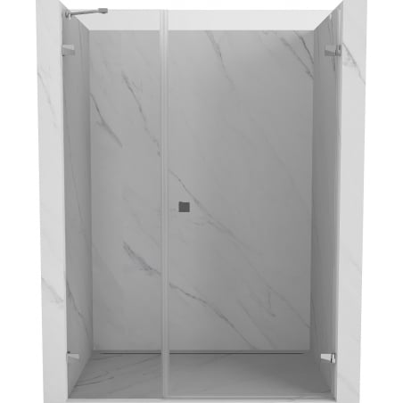 Mexen Lunar-B Duschdrehtür rechts 125 cm, transparent, Chrom - 832S-125-050-01-00-P