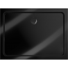 Mexen Flat rechteckige Duschwanne Slim 110 x 80 cm, schwarz, schwarzer Siphon - 40708011B
