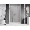 Mexen Lunar-B Duschdrehtür rechts 135 cm, transparent, Chrom - 832S-135-050-01-00-P