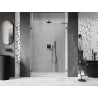 Mexen Lunar-B L Duschdoppeltür links 150 cm, transparent, Gun Metal - 832SL-150-050-95-00-L