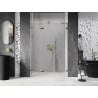 Mexen Lunar-F L faltbare Duschtür links 120 cm, transparent, gold - 836SL-120-050-50-00-L