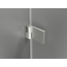Mexen Lunar-B L Duschtür links 120 cm, transparent, gebürstetes Nickel - 832SL-120-050-97-00-L
