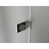 Mexen Lunar-B L Duschdrehtür links 140 cm, transparent, gebürsteter Nickel - 832SL-140-050-97-00-L