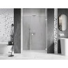 Mexen Lunar-B L Duschdrehtür rechts 110 cm, transparent, weiß - 832SL-110-050-20-00-P