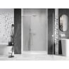 Mexen Lunar-B Duschdrehtür rechts 135 cm, transparent, weiß - 832S-135-050-20-00-P