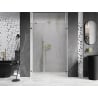 Mexen Lunar-B Duschdrehtür rechts 125 cm, transparent, gold - 832S-125-050-50-00-P