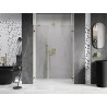 Mexen Lunar-B Duschfaltür rechts 145 cm, transparent, gold - 832S-145-050-50-00-P
