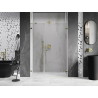 Mexen Lunar-B rechte Duschtür 150 cm, transparent, gold - 832S-150-050-50-00-P