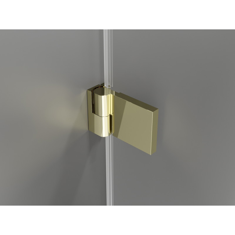 Mexen Lunar-B L Duschdrehtür rechts 115 cm, transparent, gold - 832SL-115-050-50-00-P