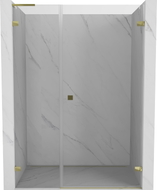 Mexen Lunar-B L Duschdrehtür rechts 115 cm, transparent, gold - 832SL-115-050-50-00-P