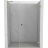 Mexen Lunar-B L Duschtür rechts 130 cm, transparent, gold - 832SL-130-050-50-00-P