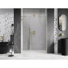 Mexen Lunar-B Duschdrehtüren rechts 120 cm, transparent, gebürstetes Gold - 832S-120-050-55-00-P