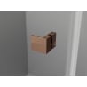 Mexen Lunar-B Duschdrehtür rechts 130 cm, transparent, Roségold - 832S-130-050-60-00-P