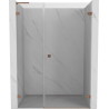 Mexen Lunar-B L Duschdrehtüren rechts 115 cm, transparent, gebürstetes Kupfer - 832SL-115-050-65-00-P