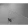 Mexen Lunar-B L Duschdrehtür rechts 145 cm, transparent, gun grau gebürstet - 832SL-145-050-66-00-P