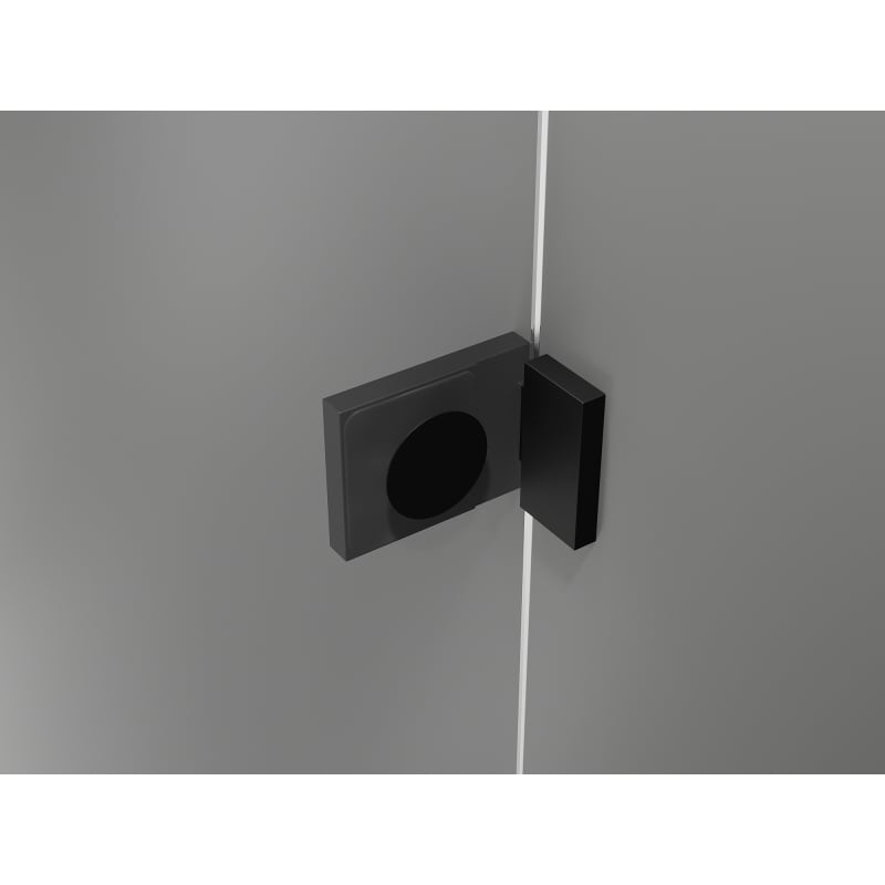 Mexen Lunar-B L Duschdrehtür rechts 120 cm, transparent, schwarz - 832SL-120-050-70-00-P