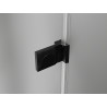 Mexen Lunar-B L Duschdrehtür rechts 120 cm, transparent, schwarz - 832SL-120-050-70-00-P