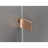 Mexen Lunar-B Duschdrehtür rechts 150 cm, transparent, gebürstetes Kupfer - 832S-150-050-65-00-P