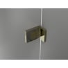 Mexen Lunar-F L Falttür Dusche rechts 125 cm, transparent, gold - 836SL-125-050-50-00-P