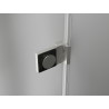 Mexen Lunar-B L Duschdrehtür rechts 120 cm, transparent, gebürsteter Nickel - 832SL-120-050-97-00-P