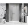 Mexen Lunar-B L Duschdrehtür rechts 120 cm, transparent, gebürsteter Nickel - 832SL-120-050-97-00-P