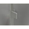 Mexen Lunar-B L Duschdrehtür rechts 150 cm, transparent, gebürsteter Nickel - 832SL-150-050-97-00-P