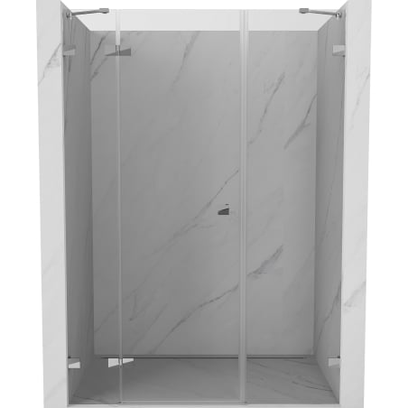 Mexen Lunar Duschdrehtür links 130 cm, transparent, Chrom - 834S-130-050-01-00-L