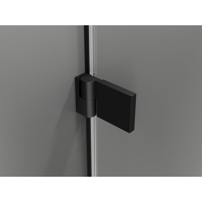 Mexen Lunar-B Duschpendeltür rechts 120 cm, transparent, schwarz - 832S-120-050-70-00-P