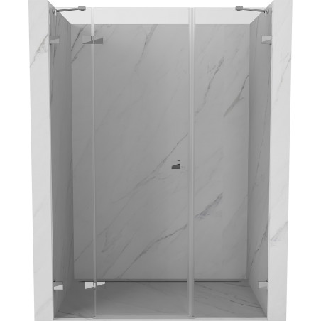 Mexen Lunar Duschpendeltür links 155 cm, transparent, Chrom - 834S-155-050-01-00-L