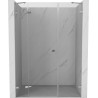 Mexen Lunar Duschpendeltür links 155 cm, transparent, Chrom - 834S-155-050-01-00-L