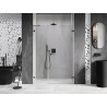 Mexen Lunar-B Duschdrehtür rechts 115 cm, transparent, Gun Metal - 832S-115-050-95-00-P