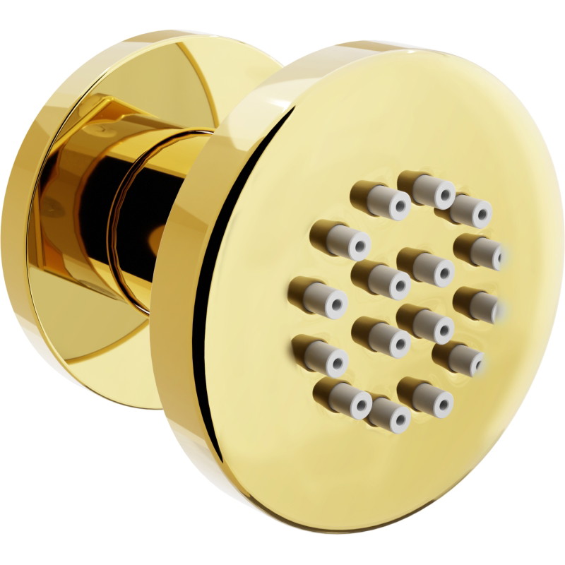 Mexen Kai Seitliche Aufputzdüse, goldfarben - 79361-50