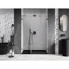 Mexen Lunar-B Duschdrehtür rechts 125 cm, transparent, Gunmetal - 832S-125-050-95-00-P