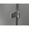 Mexen Lunar-B Duschpendeltür rechts 135 cm, transparent, gebürstetes Nickel - 832S-135-050-97-00-P