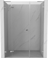 Mexen Lunar L Duschschwingtür links 135 cm, transparent, Chrom - 834SL-135-050-01-00-L