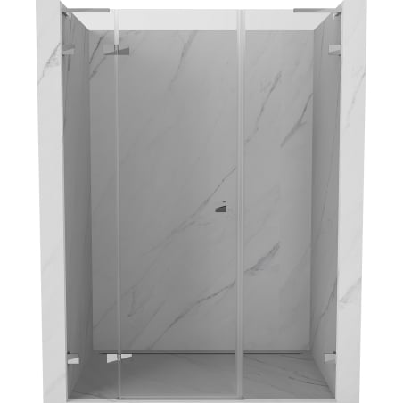 Mexen Lunar L Duschtür, schwenkbar, links 150 cm, transparent, Chrom - 834SL-150-050-01-00-L