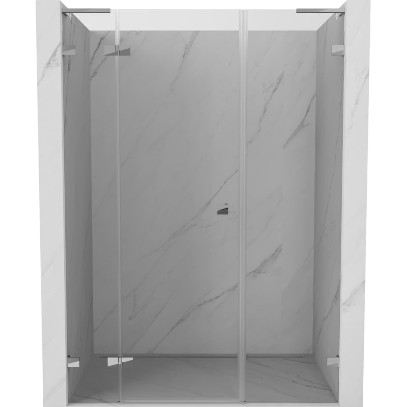 Mexen Lunar L Duschdrehtür links 160 cm, transparent, Chrom - 834SL-160-050-01-00-L