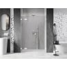 Mexen Lunar L Duschpendeltür links 125 cm, transparent, weiß - 834SL-125-050-20-00-L