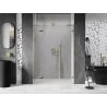 Mexen Lunar L linke Duschdrehtür 140 cm, transparent, gold - 834SL-140-050-50-00-L