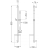 Mexen DQ70 verschiebbares Duschset, Roségold - 785704581-60