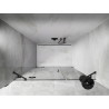 Mexen Lunar Duschdrehtür links 145 cm, transparent, gun gray gebürstet - 834S-145-050-66-00-L