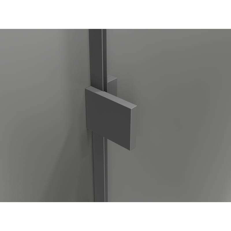 Mexen Lunar Duschpendeltür links 125 cm, transparent, Gun Metal - 834S-125-050-95-00-L