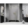 Mexen Lunar L Duschschwingtür links 160 cm, transparent, gold - 834SL-160-050-50-00-L