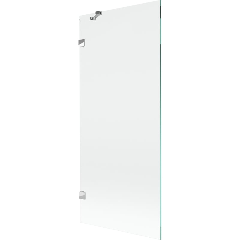 Mexen Lunar Badewannenwand 1-teilig 80 x 150 cm, transparent, Chrom - 897-080-000-01-00