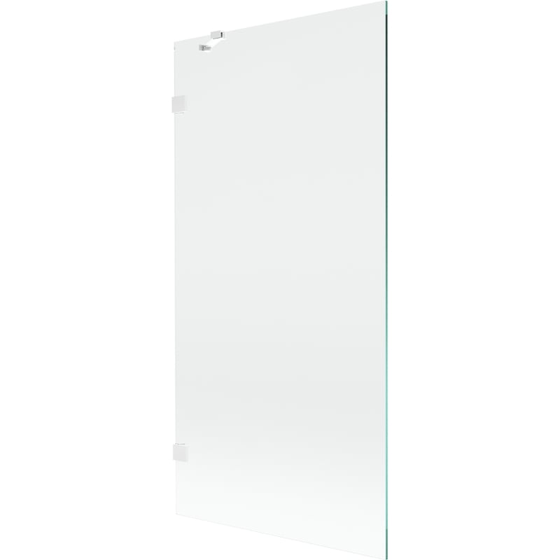 Mexen Lunar Duschtrennwand 1-flügelig 90 x 150 cm, transparent, weiß - 897-090-000-20-00